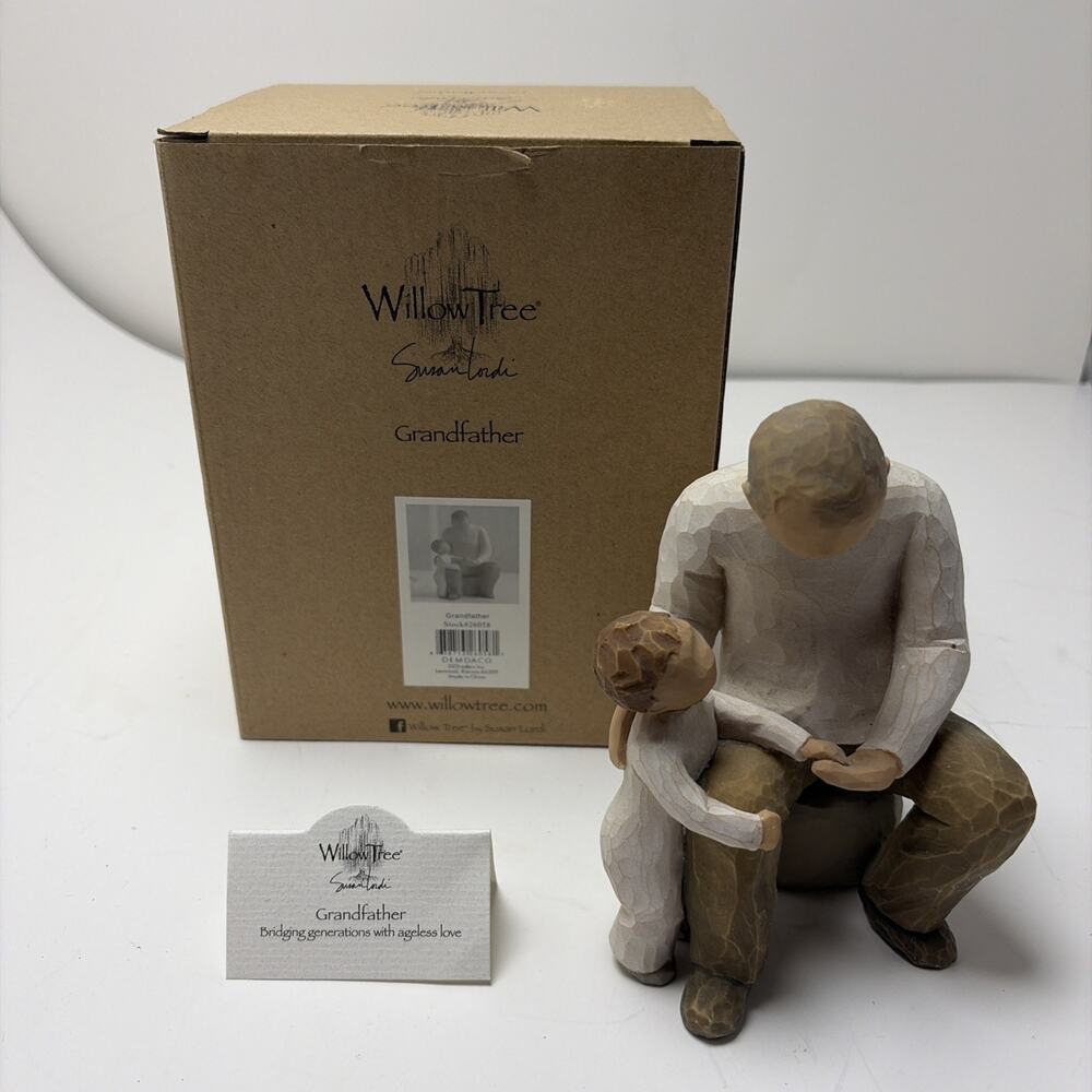 Willow Tree Susan Lordi Grandfather Figurine #26058 with box 2001